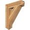 Ekena Millwork Traditional Arts & Crafts Rough Sawn Bracket, Western Red Cedar, 6"W x 28"D x 32"H BKT06X28X32TRA03RWR - alternate 1